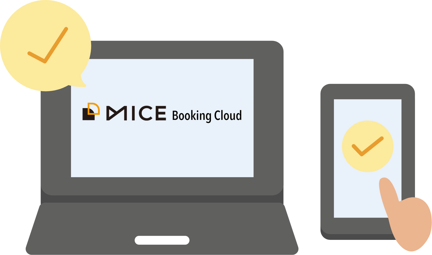イメージ画像：MICE Booking Cloudでできること